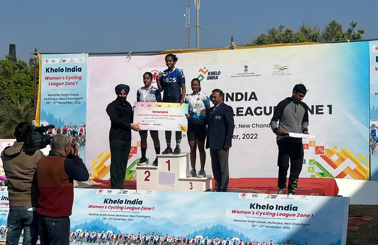 Khelo India Women’s Cycling League Zone – 1 on 26 & 27 November, 2022